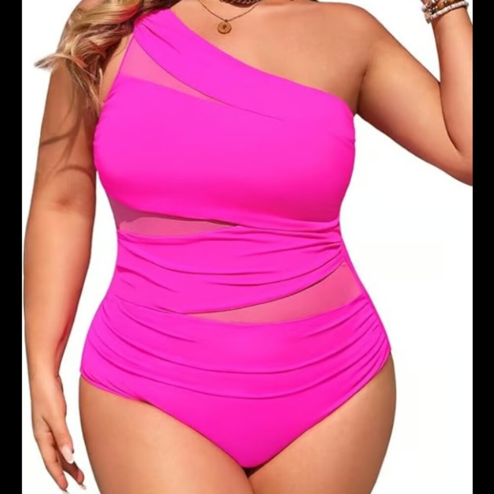 Plus size one Piece Swimsuit
